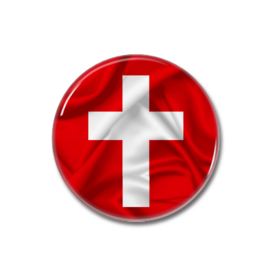 Button Kreuz Pin