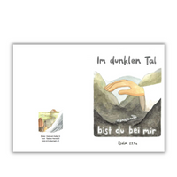 A5 Doppelkarte "Im dunklen Tal"