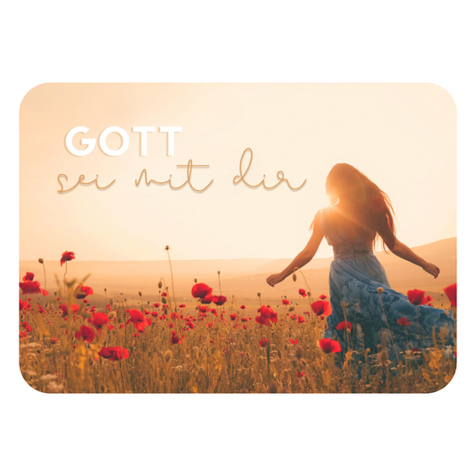 Postkarte 'Gott sei mit dir'