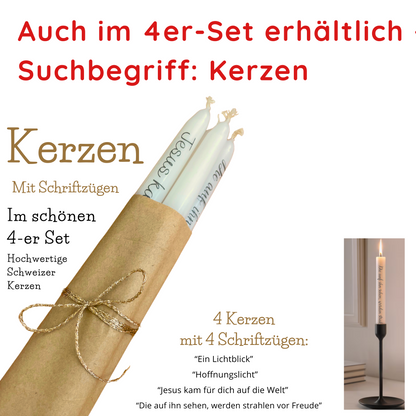 Geschenk - Set Kerzen. Ideal zum Verschenken und Freude wecken.