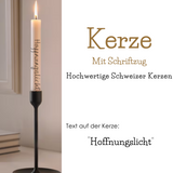 Kerze "Hoffnungslicht"