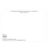 Postkarte - "verwurzelt" - edler SoftTouch-Effekt (samtweich)