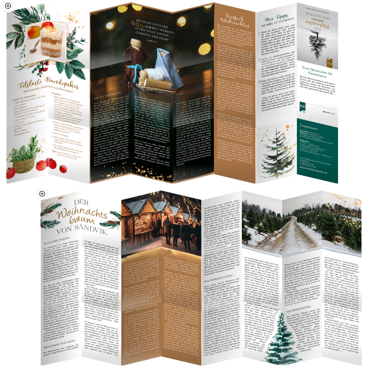 Weihnachtsflyer - Der Weihnachtsbaum von Sandvik