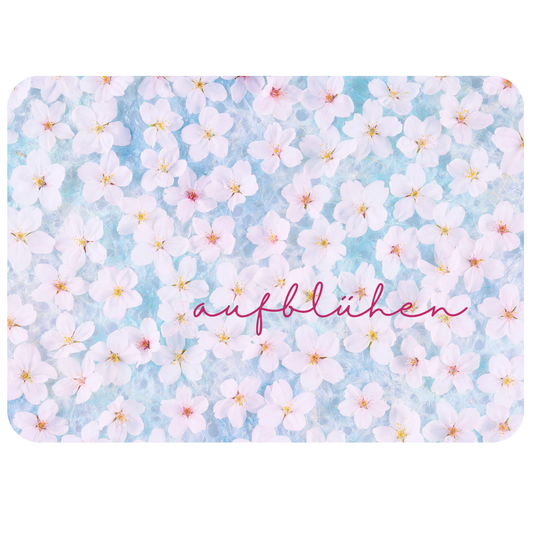 Postkarte - "aufblühen"