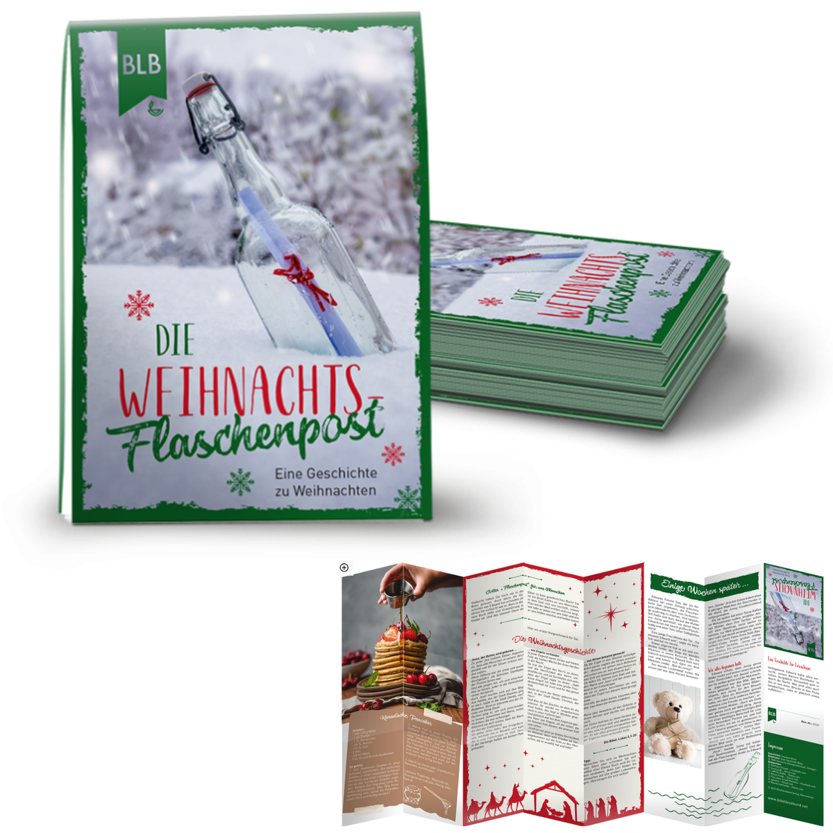 Weihnachtsflyer - Die Weihnachtsflaschenpost