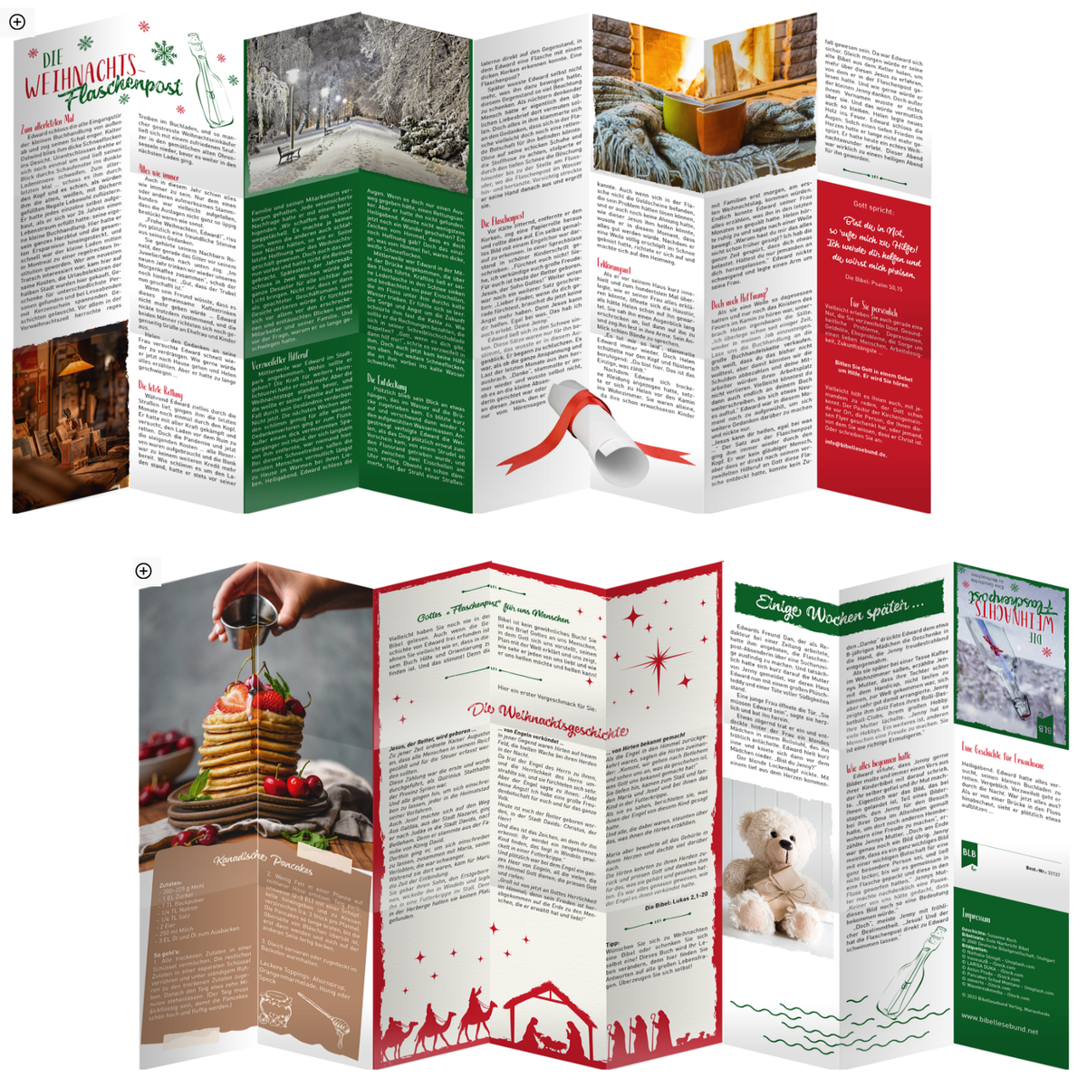 Weihnachtsflyer - Die Weihnachtsflaschenpost