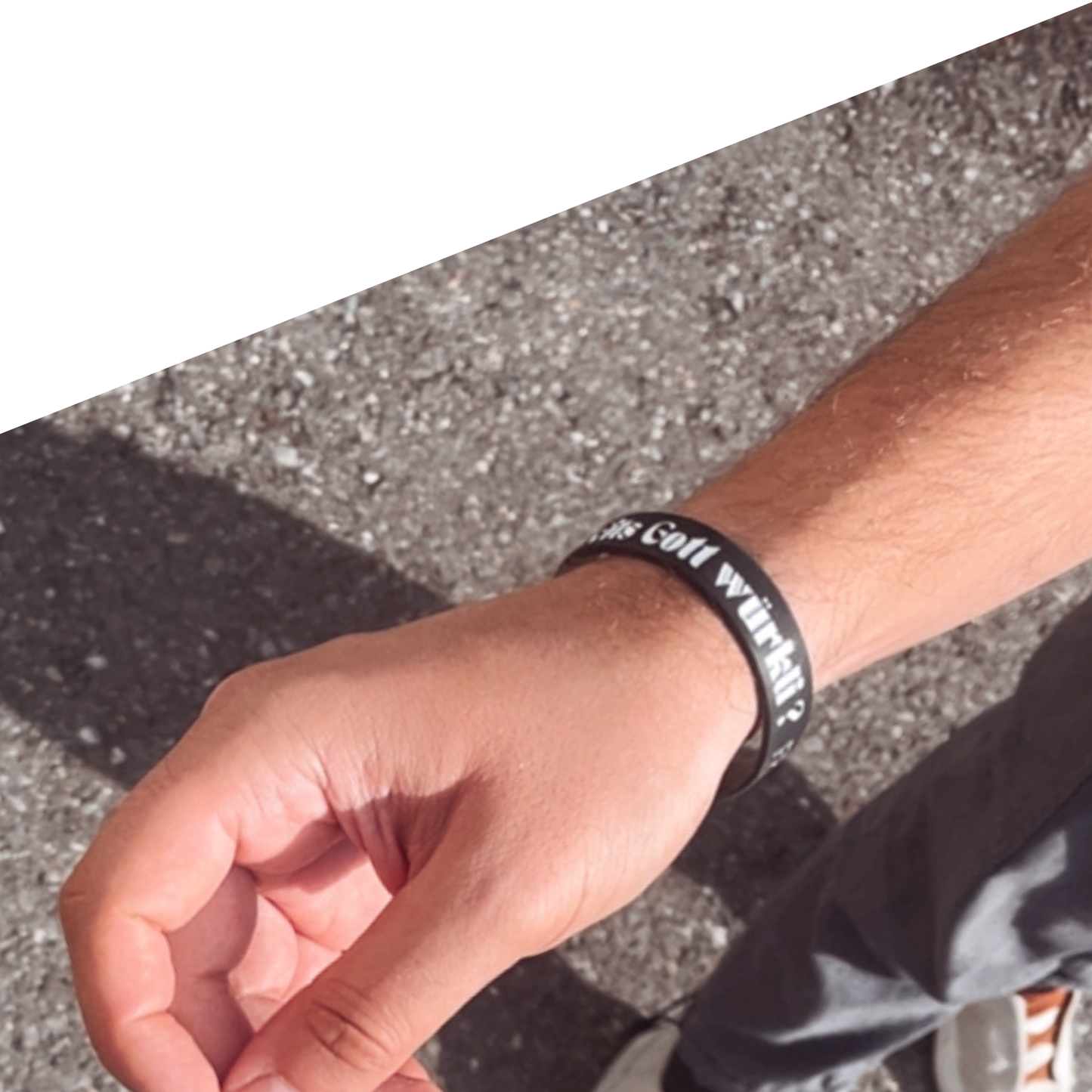Armband -  Gits Gott würkli? Frögen doch selber