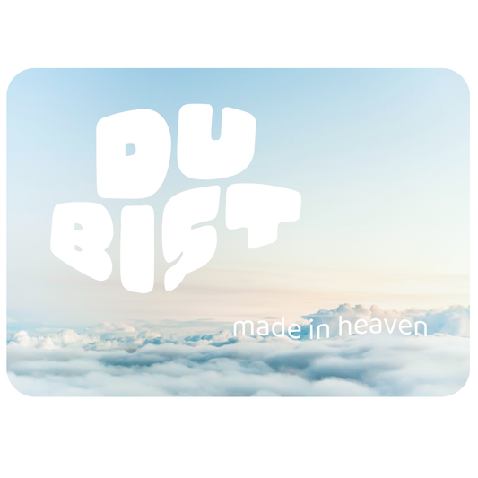 Postkarte - "Du bist made in Heaven"