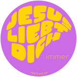 Aufkleber - 6x6m Sticker - JESUS LIEBT DICH immer