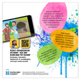 Ausmal-Leporello für Kinder mit 4 Szenen zur Ostergeschichte.