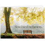 Doppelkarte - Abschied nehmen