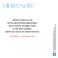 Weihnachtskärtchen mit Schoggi-Herz - Ein Herz für dich