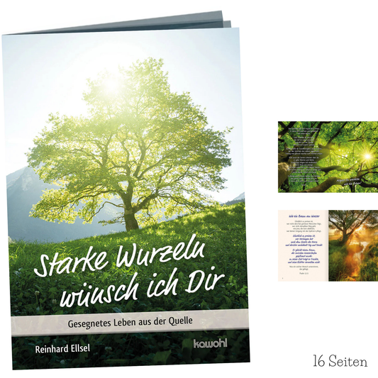 Broschüre - Grussheft "Starke Wurzeln wünsch ich dir"