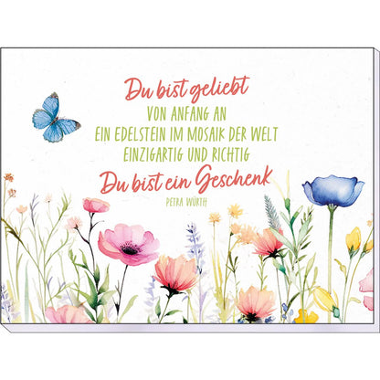 Haftnotizen-Block - Du bist ein Geschenk