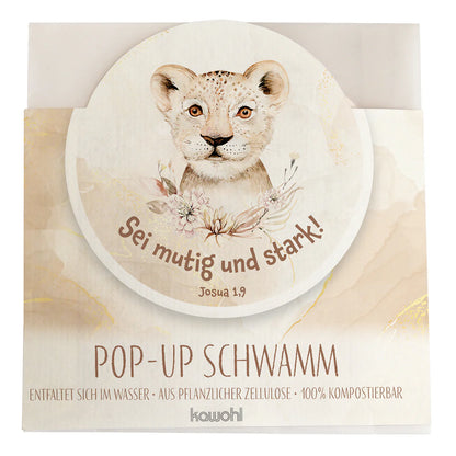 Pop-Up Schwamm - Sei mutig und stark! Josua 1,9