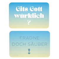 Verteilkärtchen - "Bärndütsch" Gits Gott würklich