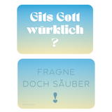 Verteilkärtchen - "Bärndütsch" Gits Gott würklich