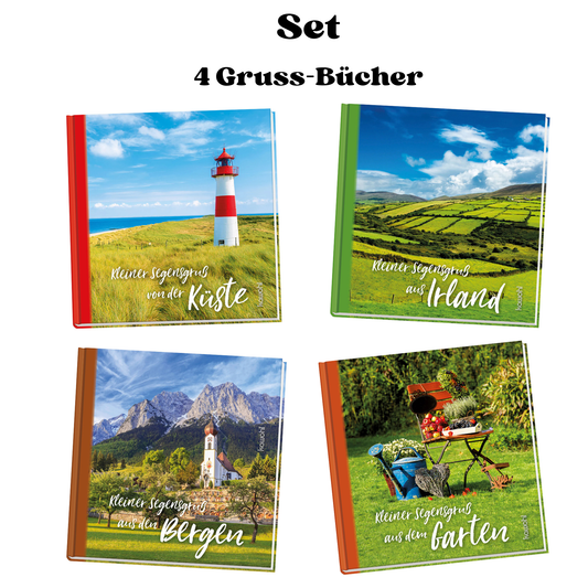 Set 4 Gruss-Bücher