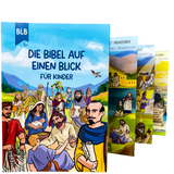 Leporello A6 - Für Kinder - Die Bibel auf einen Blick