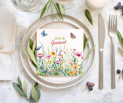 Servietten "Du bist ein Geschenk"