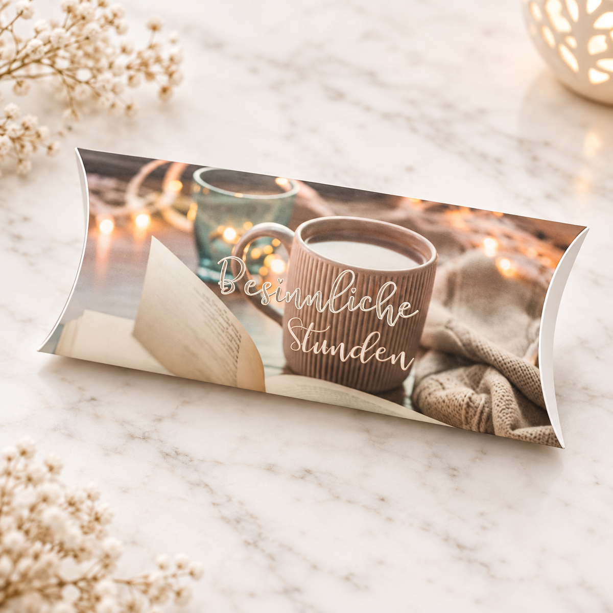 Kissen-Box "Besinnliche Stunden" Weihnachtstee