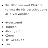 Blache 1x2 Meter - bärndütsch - Gits Gott würklich