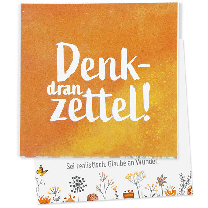 Haftnotizen-Block "Denk-dran-Zettel"