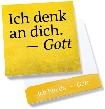Haftnotizen-Block "Ich denk an dich"