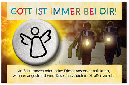 Reflektor "Gott ist immer bei dir"