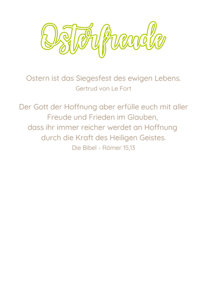 Text in der Karte