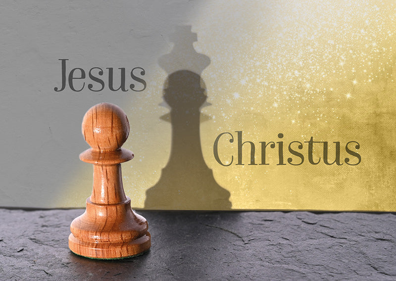 Wackelkarte Schachfigur "Jesus/Christus"