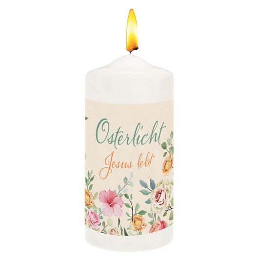 Kerze - Osterlicht - Jesus lebt