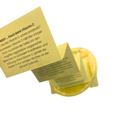 Smiley-Flyer - 'Vitamin C für Body und Soul'