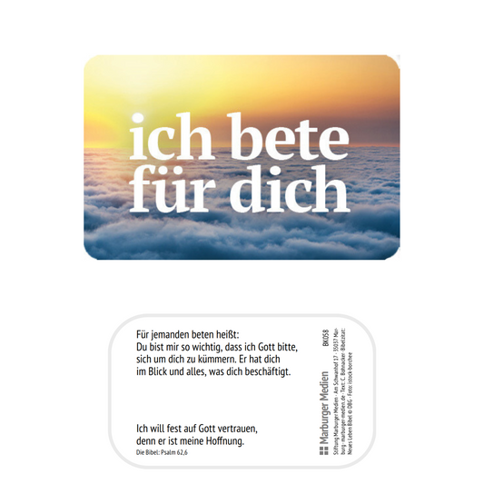 Kärtchen "Ich bete für dich"