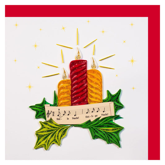 Quilling-Karte - "Stille Nacht"
