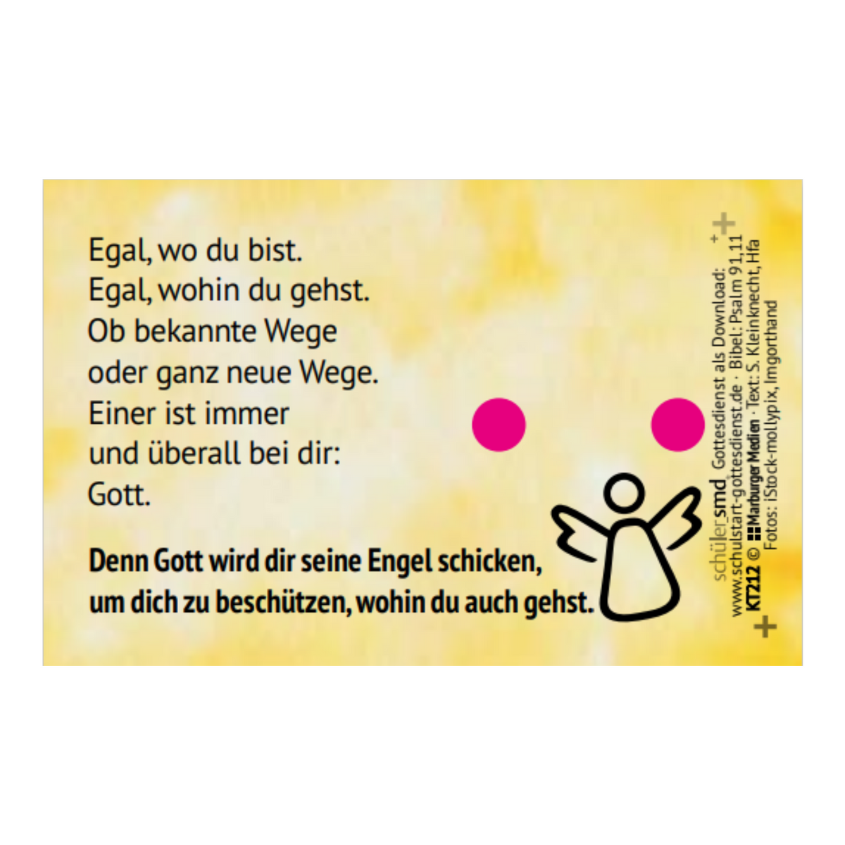 Reflektor "Gott ist immer bei dir"