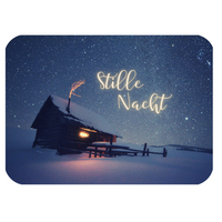 Postkarte 'Stille Nacht' - mit runden Ecken