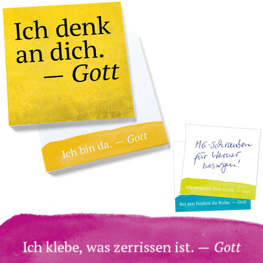 Haftnotizen-Block "Ich denk an dich"