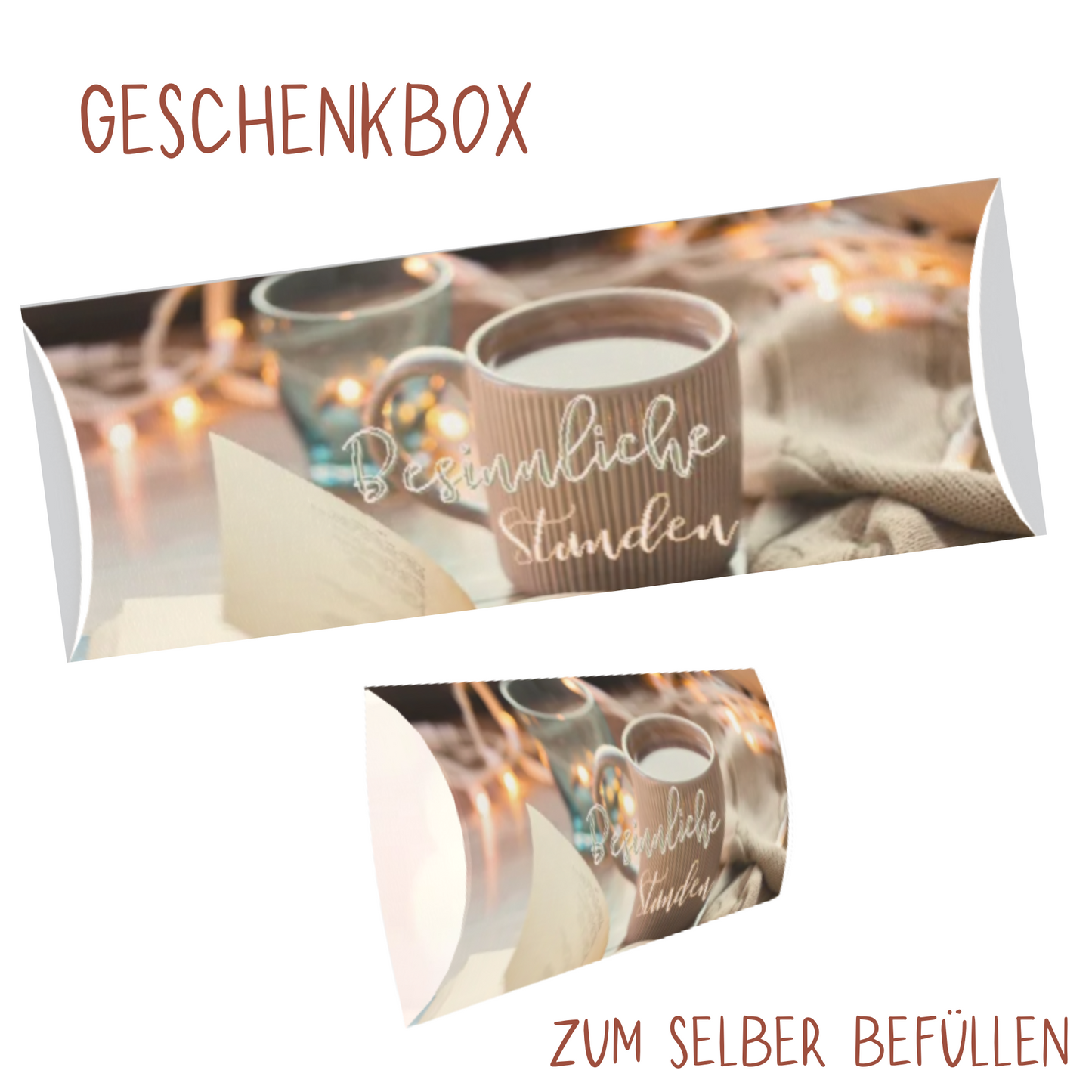 Kissen-Box "Besinnliche Stunden" - LEER