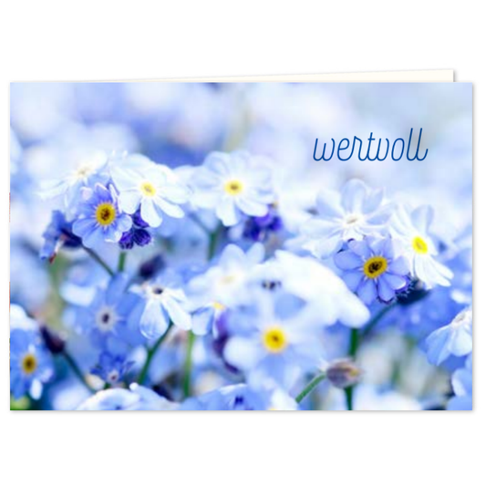 Doppelkarte - wertvoll