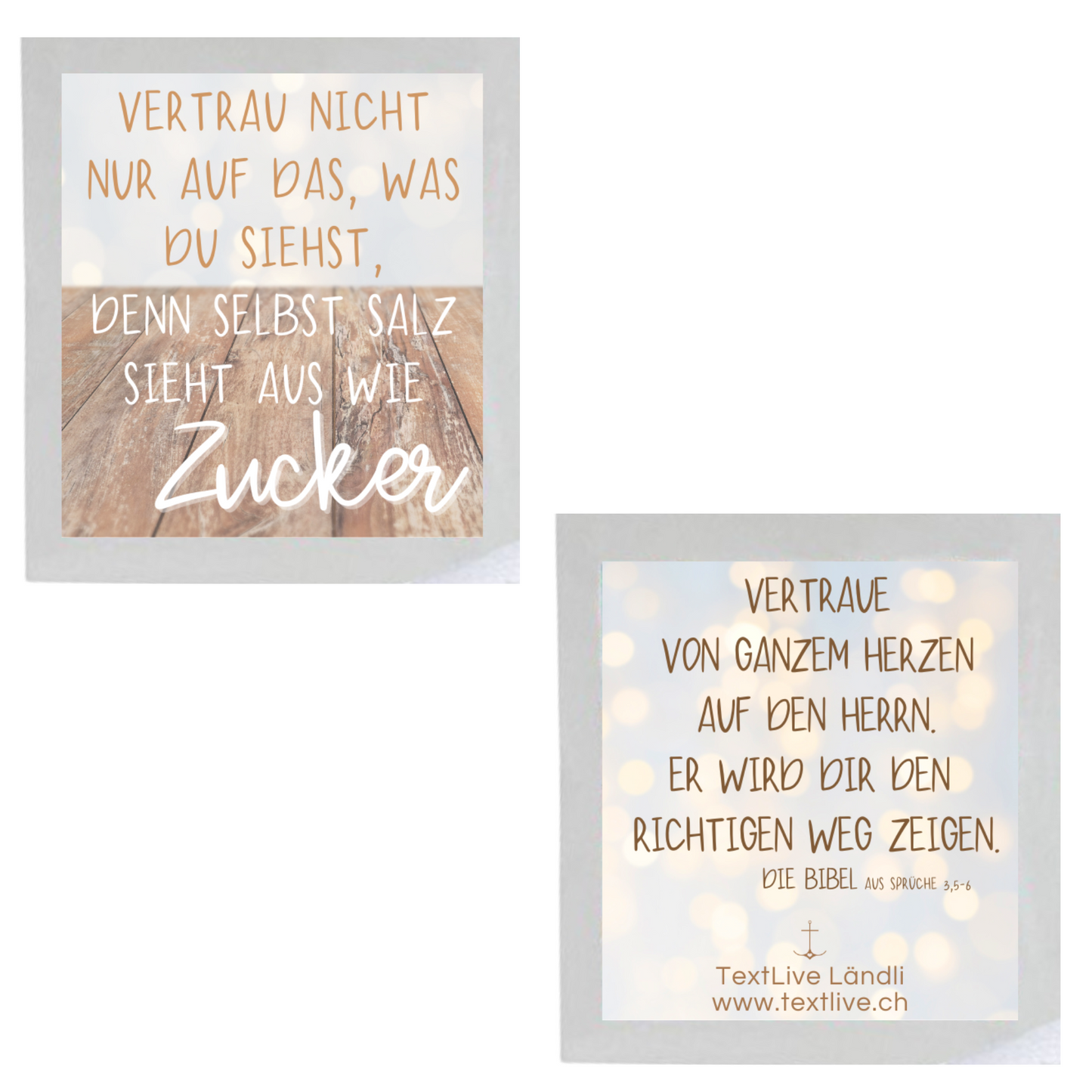 Zuckertütchen - Vertrau nicht nur auf das, was du siehst...
