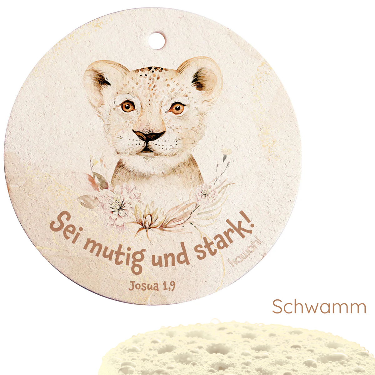 Pop-Up Schwamm - Sei mutig und stark! Josua 1,9