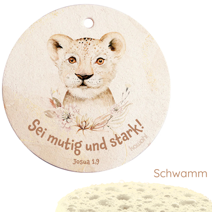 Pop-Up Schwamm - Sei mutig und stark! Josua 1,9