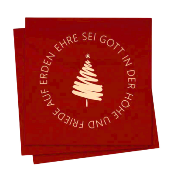 Servietten - Ehre sei Gott in der Höhe