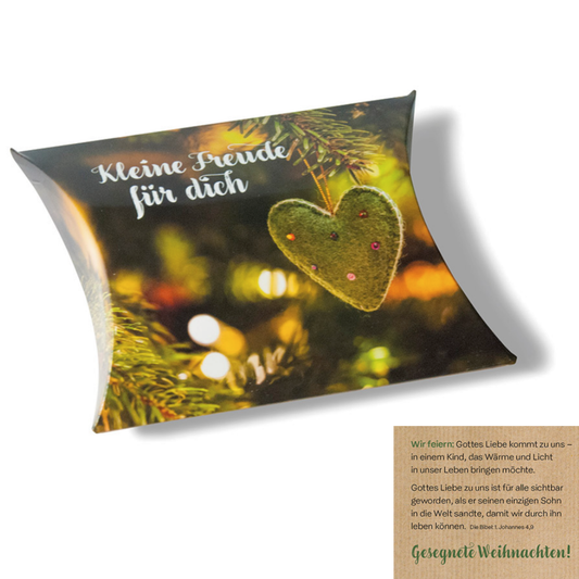 Kissenbox Weihnachten "Kleine Freude für dich"
