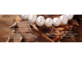 Perlen-Armband 'Du bist wertvoll' mit echten Süsswasser-Perlen