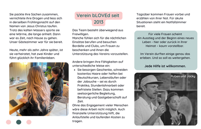 Broschüre "hoffnungsvoll" - Jacky, gehen wir auf den Strassenstrich?