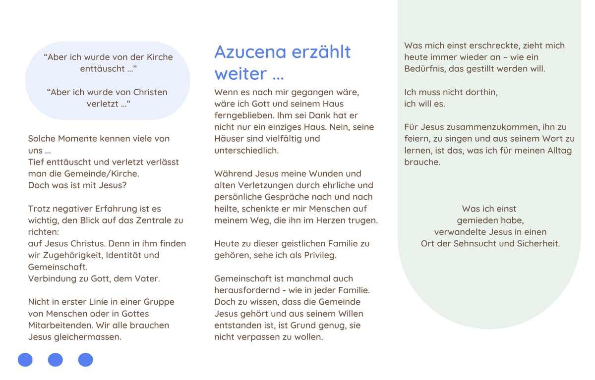 Broschüre "hoffnungsvoll" - Warum Kirche?