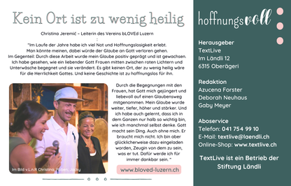 Broschüre "hoffnungsvoll" - Jacky, gehen wir auf den Strassenstrich?