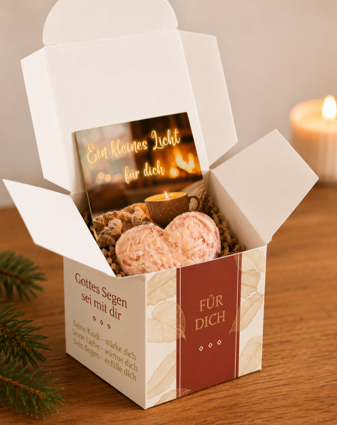 Geschenk-Box - "Licht" mit Zündhärzli
